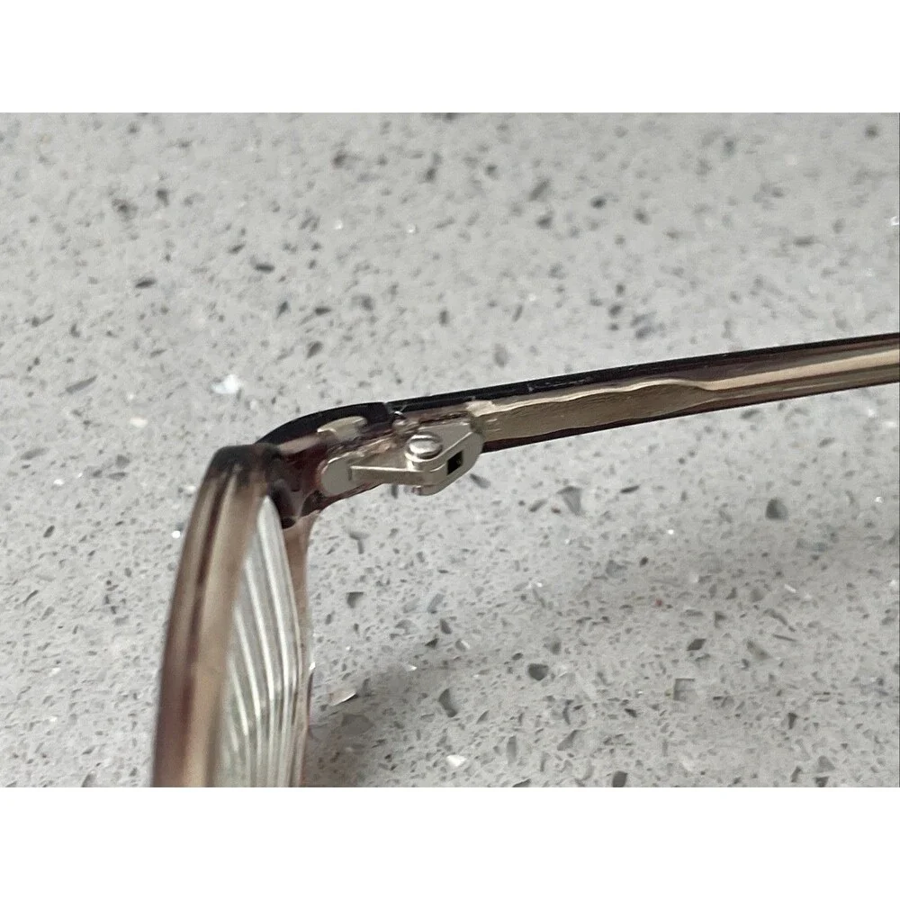 ZIMCO EYEGLASSES FRAMES ONLY BROWN / CRYSTAL S317 FULL RIM BRN/CRYST